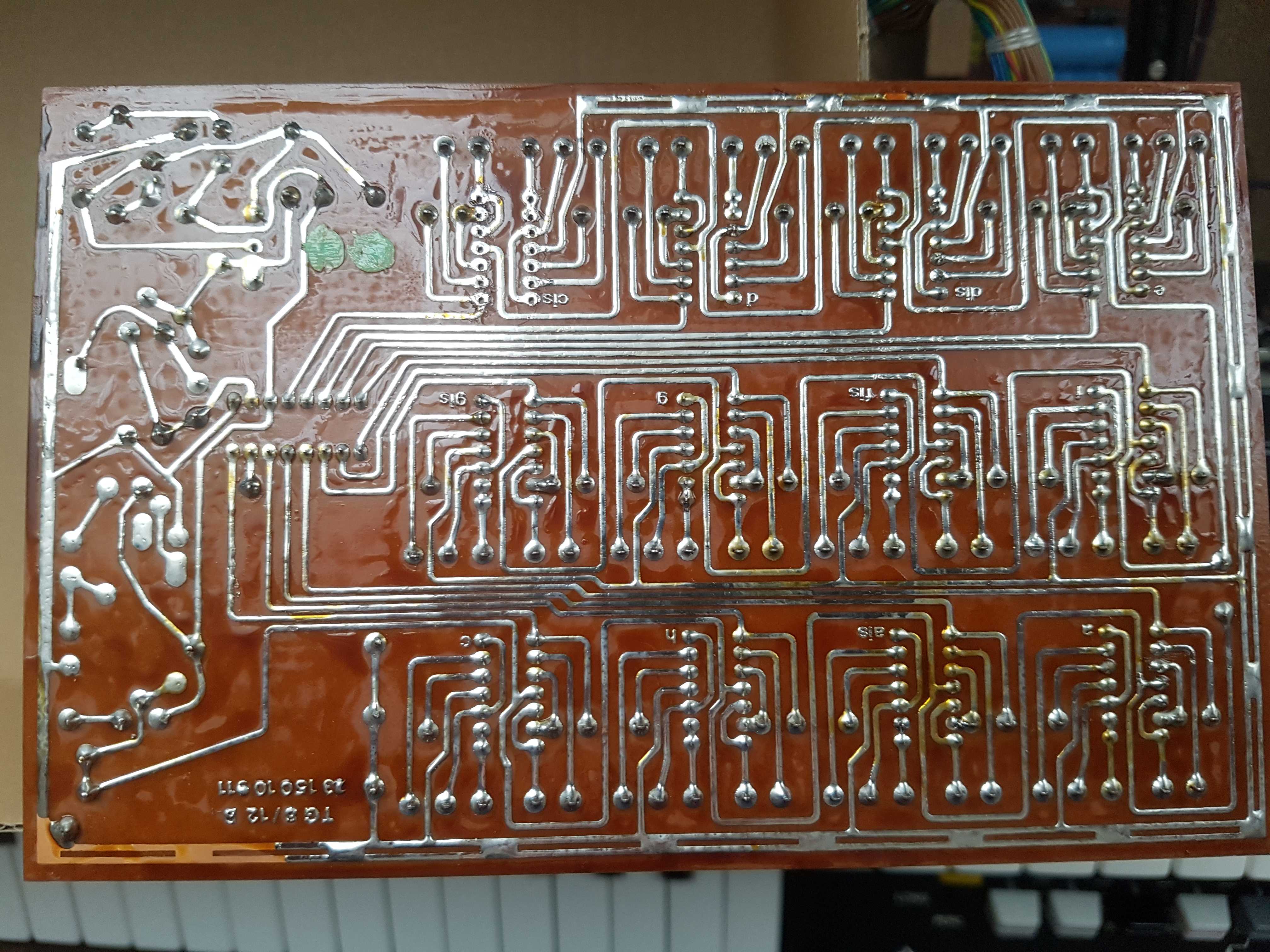 Unterseite des Tongenerators TG 8 / 12 B
